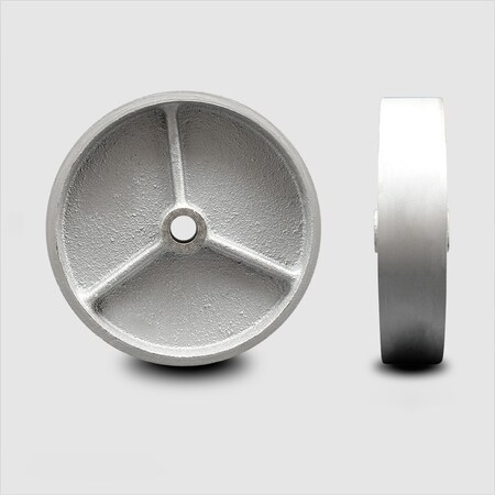Service Caster SCC - 5" Semi Steel Cast Iron Wheel Only - 1/2" Bore - 400 lbs Capacity SCC-SSS514